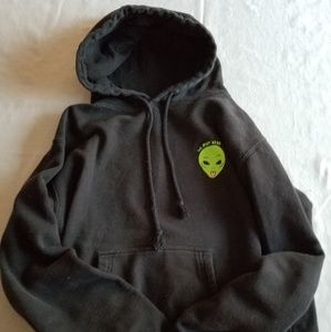 RIP n Dip Black Alien hoodie Large